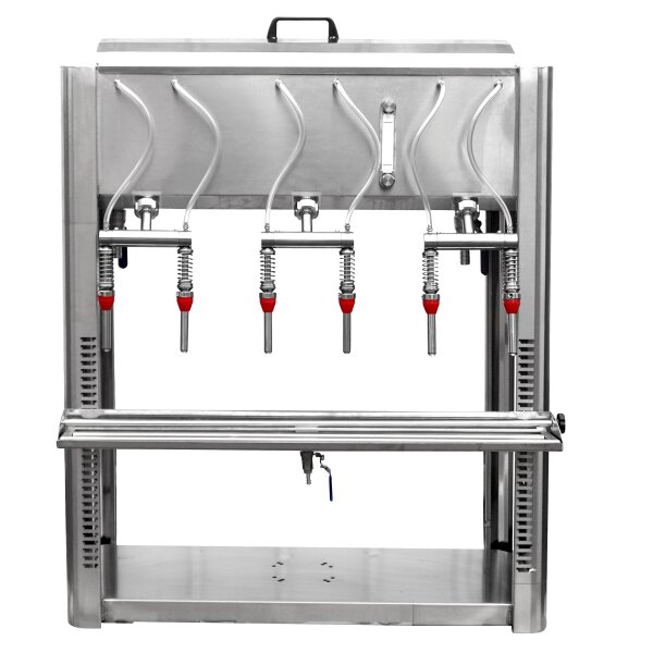 Profi Abfüllgerät, 6 Stationen, Edelstahl